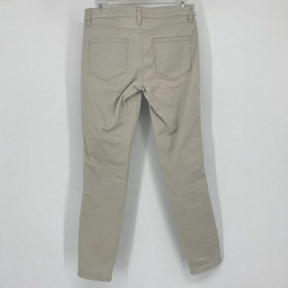 Club Monaco Creme low rise moto skinny pants size 4 - Picture 2 of 15